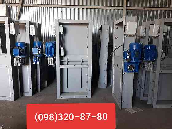 Реечные автоматические задвижки 200х200 ,  шиберная задвижка Київ