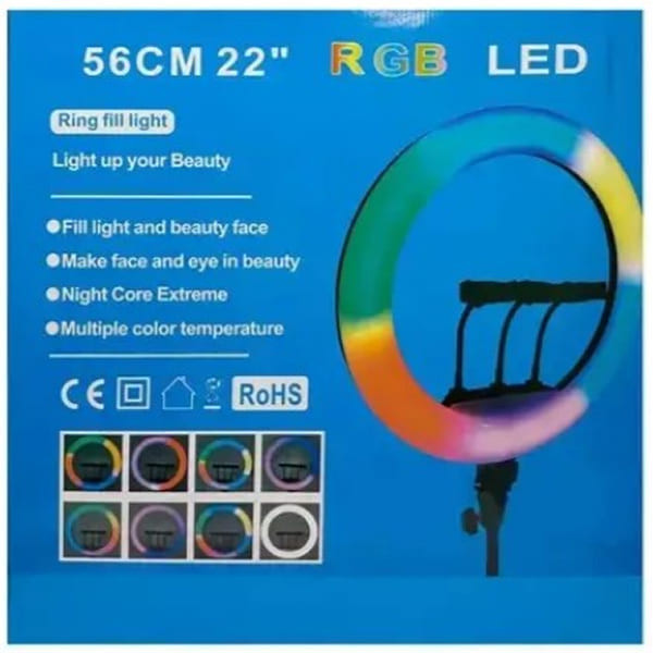 DM Лампа кільцева RGB LED 56см Харків - зображення 4