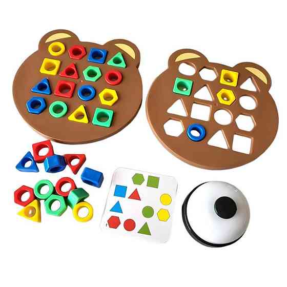 Настольная интерактивная игра Ummi Shape Matching Game + answer bell Херсон