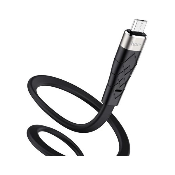 Кабель Hoco X53 Angel USB to Micro 3A 1m Black (Код товару:37328) Харьков - изображение 2