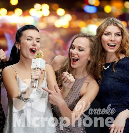 Bluetooth мікрофон для караоке Q7 Блютуз мікро + ЧОХОЛ Чорний Одеса - зображення 7