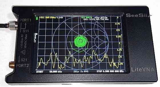 Антенна логопериодическая 50KHz-6GHz 7dB 50W SL10 mini, SMA-female + переходник (10947) Дніпро