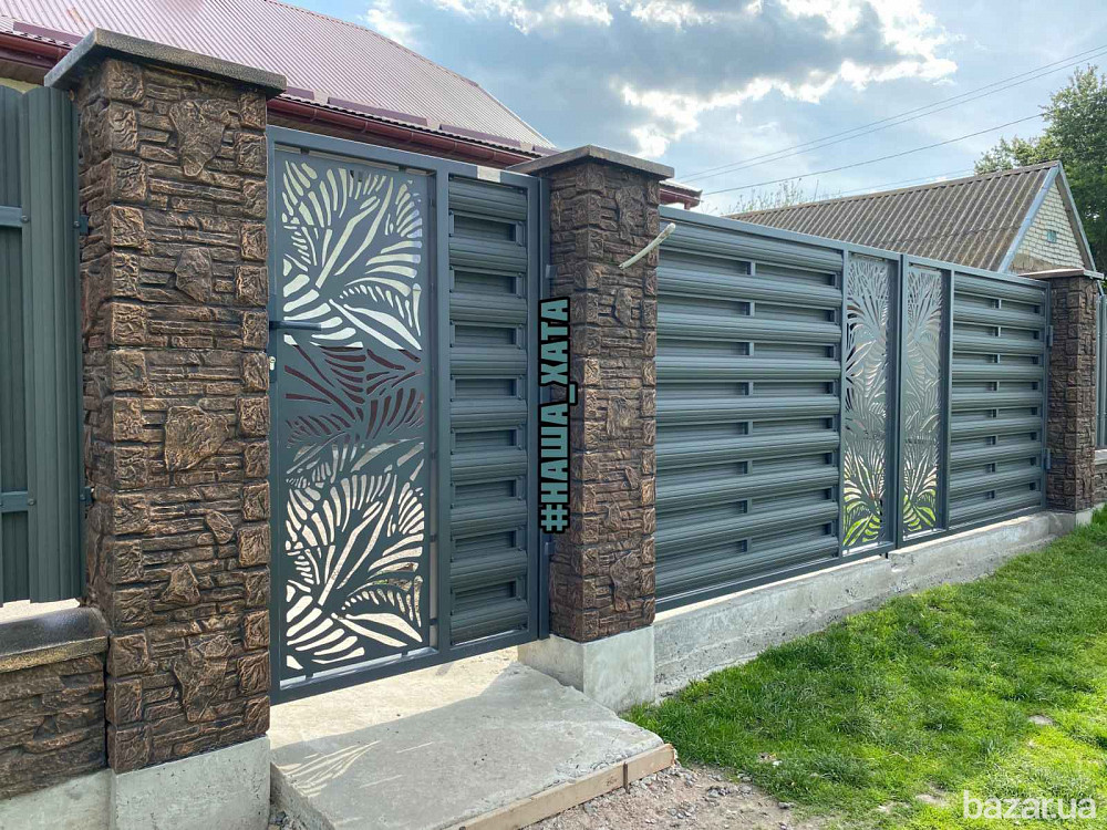 Металевий штахетник - стильно,надійно,доступно. Івано-Франківськ - зображення 2