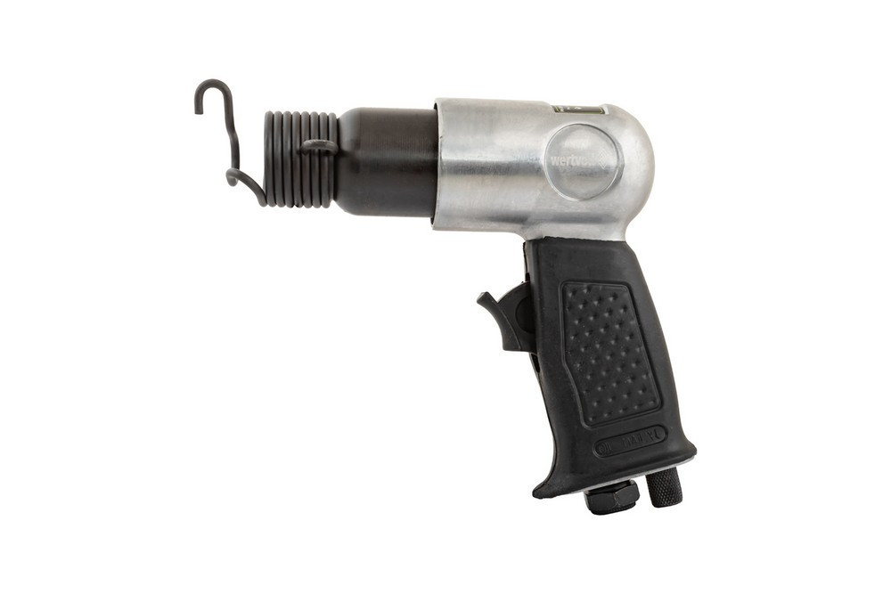 Зубило пневматическое WERTVOLL 4500 уд/мин 145 л/мин 6.3 bar 4 Дж набор насадок 150 мм с цилиндричес Харьков - изображение 2