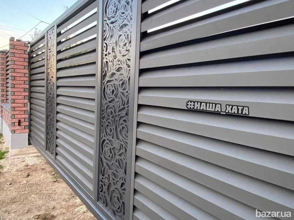 Металева огорожа - паркан від українського виробника Наша Хата Берегово - изображение 4