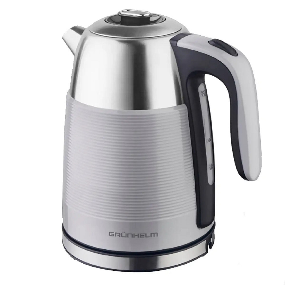 Электрочайник Grunhelm EKS-25041 1.7 л серебристый Київ - зображення 1