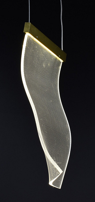 Люстра стельова LED JU84/1-250*400 Латунь 45-200х5х30 см. Киев - изображение 1