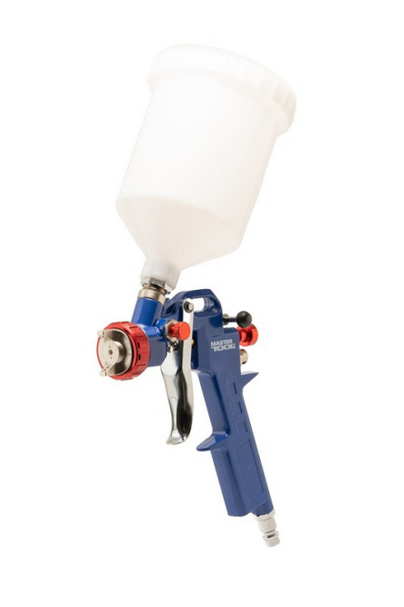 Краскопульт пневматический MASTERTOOL HP DRAW ВПЛБ 600 мл Ø 1,5 мм круглый/плоский факел 120-180 л/м Харків - зображення 1