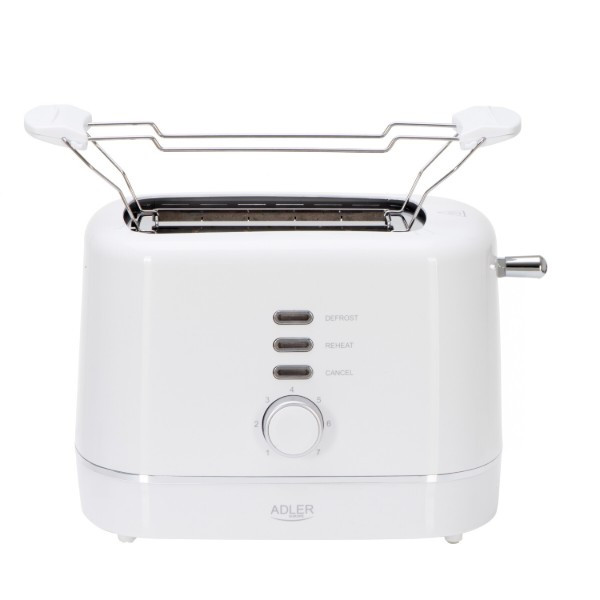 Тостер Adler AD 3224 white 850 Вт белый Київ - зображення 3