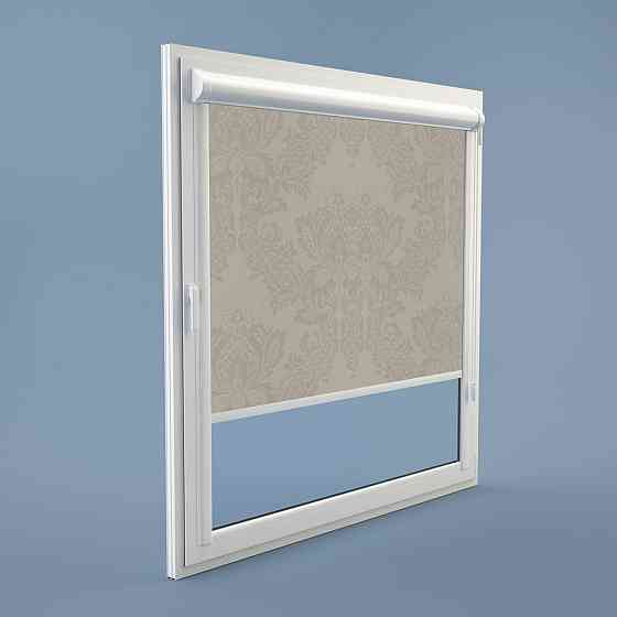 Рулонна штора Rolets Квіти 2-7648-425 42.5x170 см закритого типу Світло-коричнева Киев