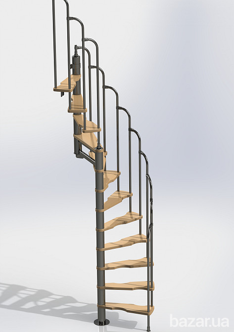 Лестница винтовая двухшпиндельная "Варио" Киев - изображение 1