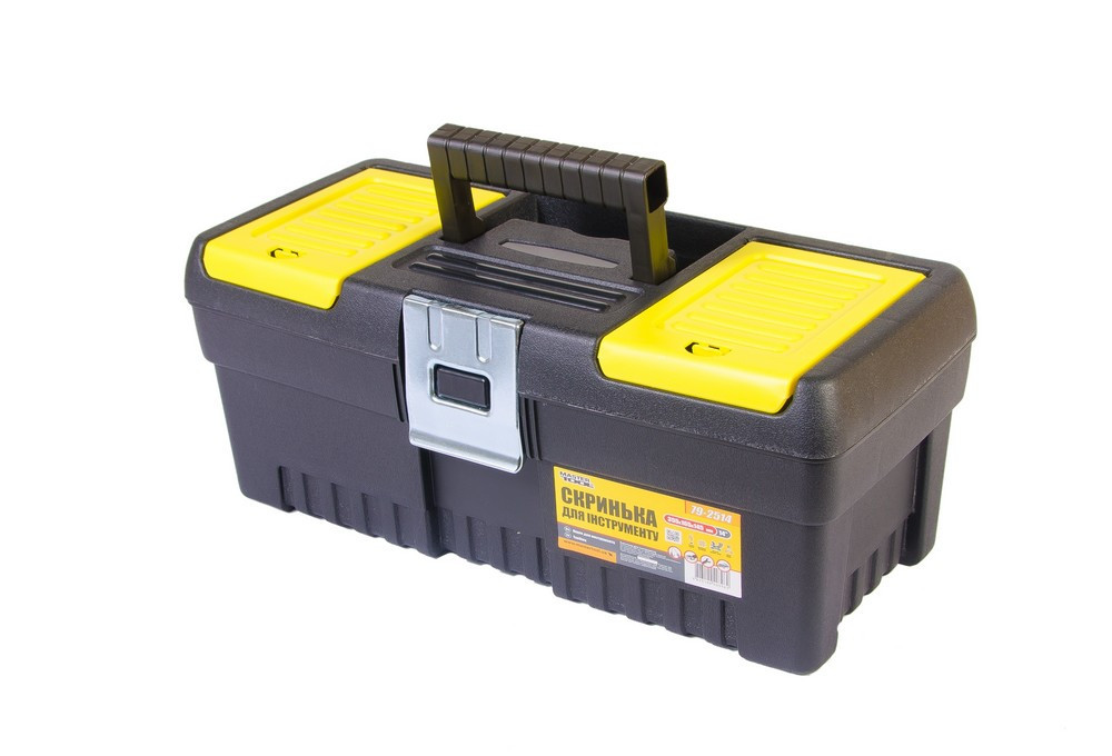 Ящик для инструментов MASTERTOOL с металлическими замками органайзеры 14" 355х165х145 мм 79-2514 Харків - зображення 1