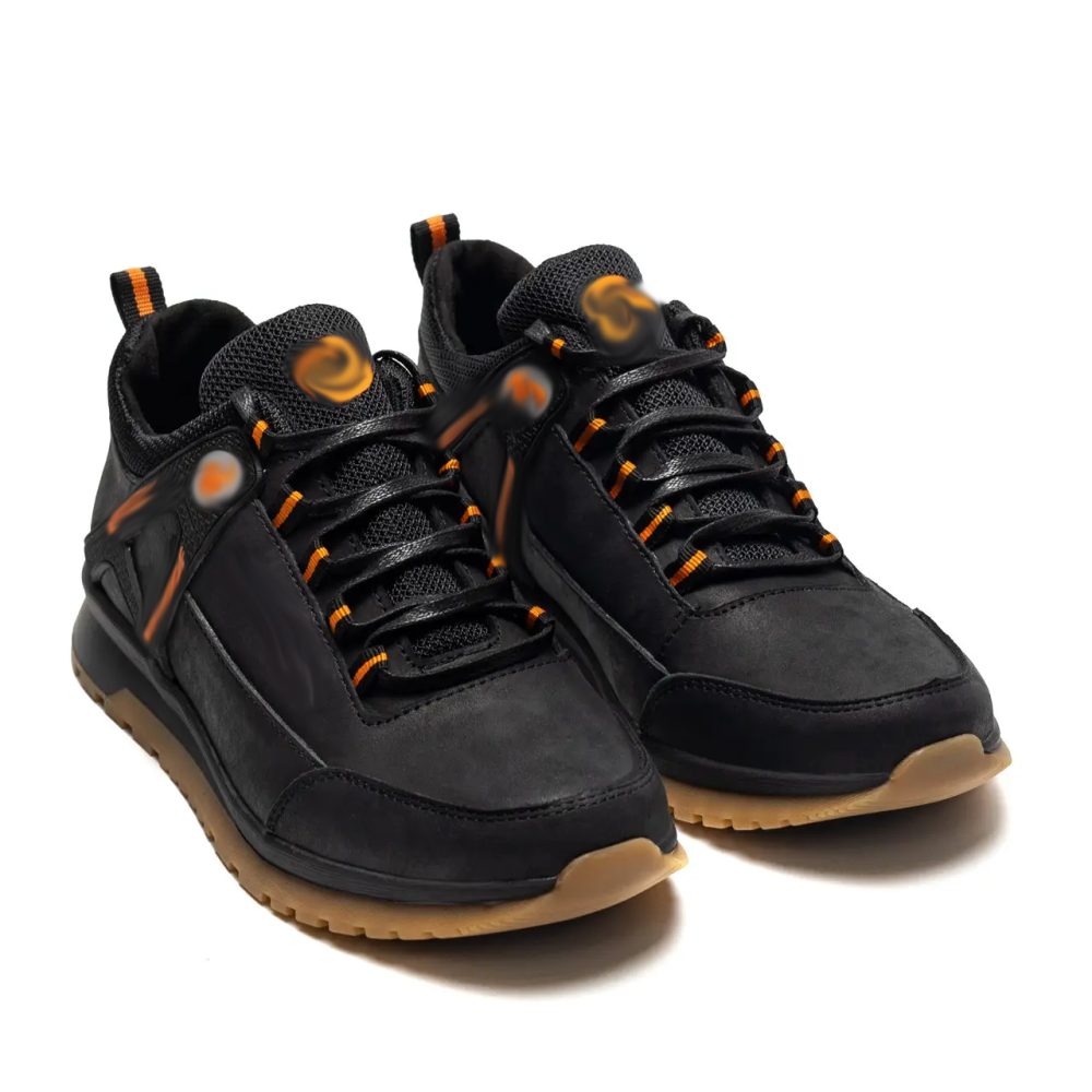 Мужские кожаные кроссовки Performance footwear Black Київ - зображення 3