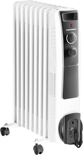 Обогреватель масляный HEINNER HOH-Y09WB 2000 Вт белый Київ - зображення 1