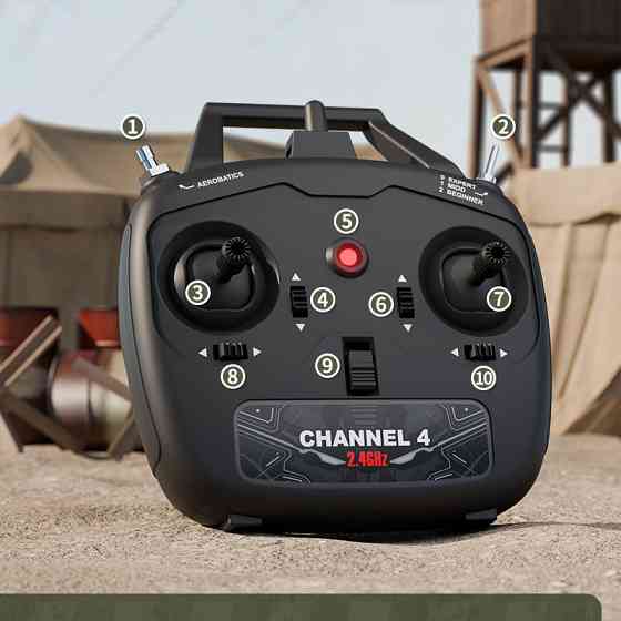Самолет на радиоуправлении SCHE W551 Four-channel Stunt Fighter Херсон