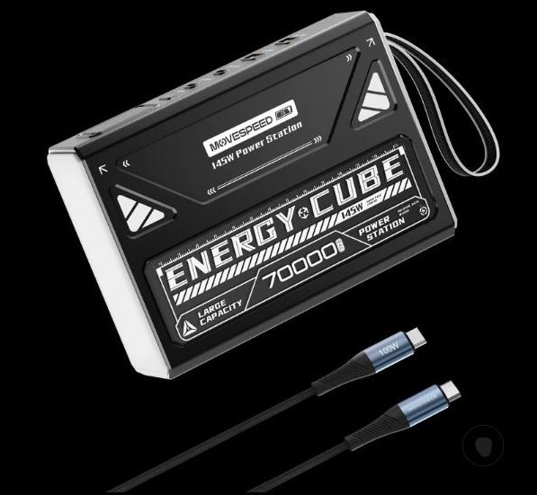 Power Bank із швидкою зарядкою MOVESPEED Z70Pro 70000mAh PD 100W для ноутбуків Киев - изображение 1