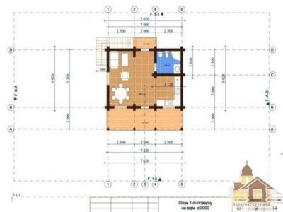 Купити зруб з проектом двоповерхового екобудинку від Закарпат Зруб-Буд – екологія і стиль Одеса - зображення 2