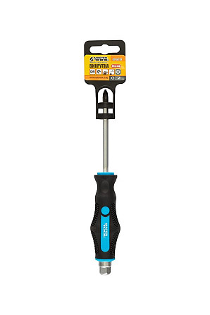 Отвёртка ударная крестовая магнитная MASTERTOOL EXTERNAL HEX PH2х100 мм ручка с TPR покрытием 49-621 Харків - зображення 7