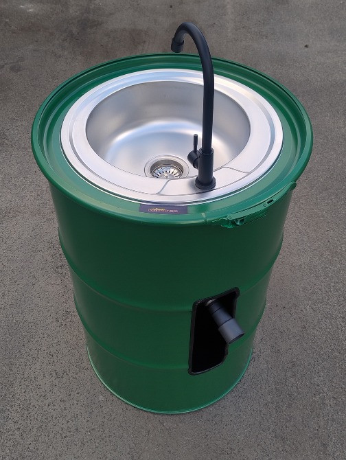 Умивальник з металевої бочки лофт | Дизайнерська раковина з вашим логотипом Киев - изображение 2