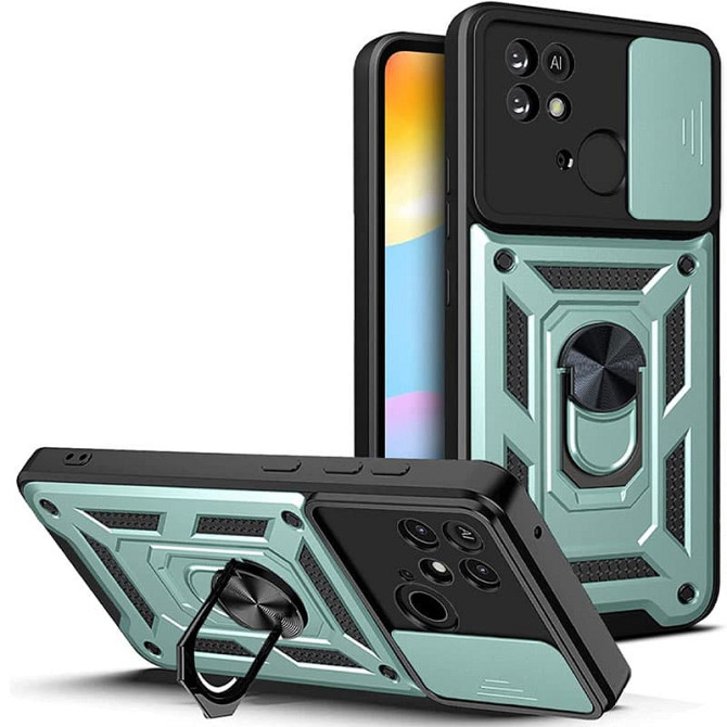Ударопрочный чехол Camshield Serge Ring для Xiaomi Redmi 10C Херсон - зображення 9