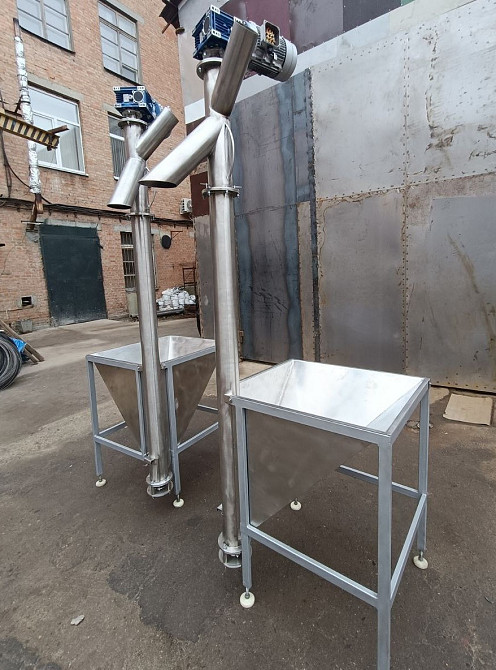 Вертикальные шнековые транспортеры из нержавеющей стали Полтава - изображение 5