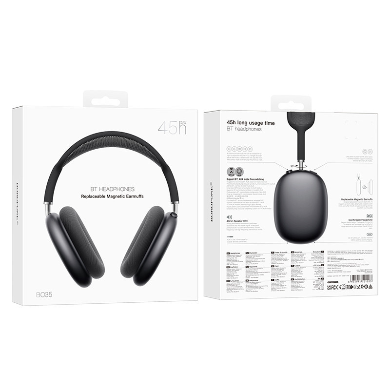 Накладные беспроводные наушники Borofone BO35 Adorable Херсон - изображение 5