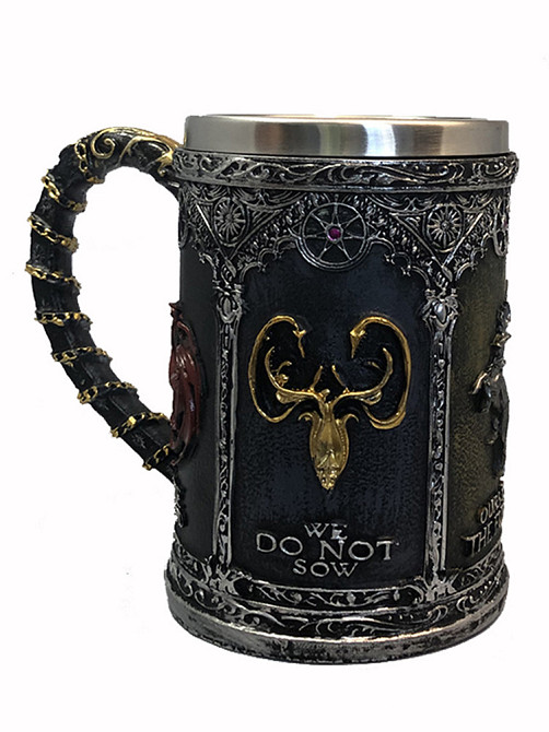 Кружка Чашка Бокал 3D  Нержавеющая Сталь Игра Престолов Game Of Thrones Winter Coming Киев - изображение 12