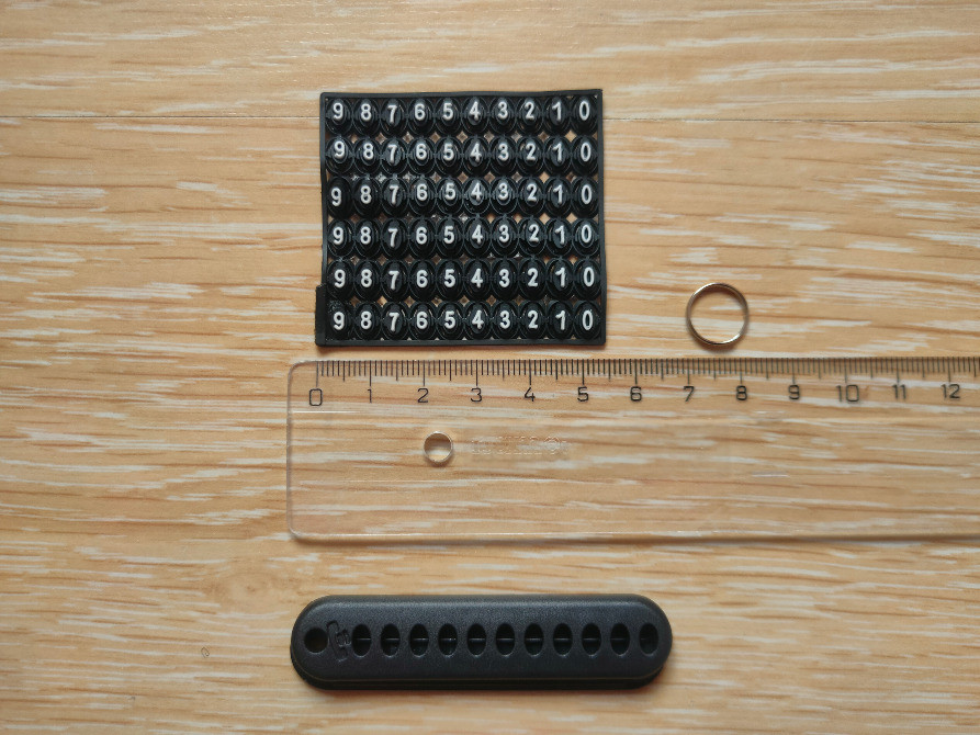 Брелoк для ключей c номeрoм телeфонa Київ - зображення 5