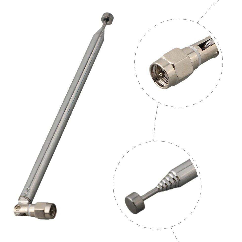 Антенна телескопическая 40 МГц - 6 ГГц, 50 Ом, 7 секций, SMA-male разъем (11024) Дніпро - зображення 1