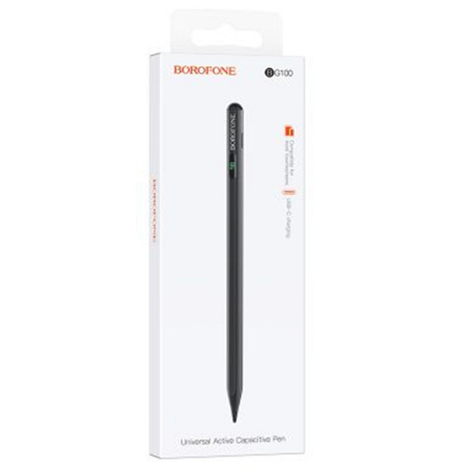 Стилус Borofone BG100 Universal active capacitive pen with digital display Херсон - зображення 2