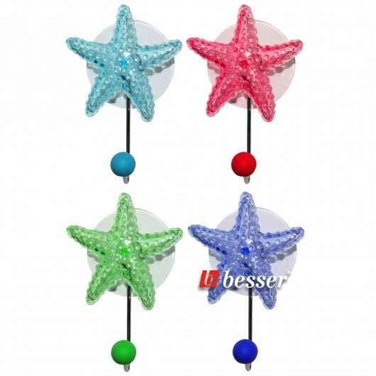 Гачок на присосці "зірка" Besser KM-0133A Київ - зображення 1