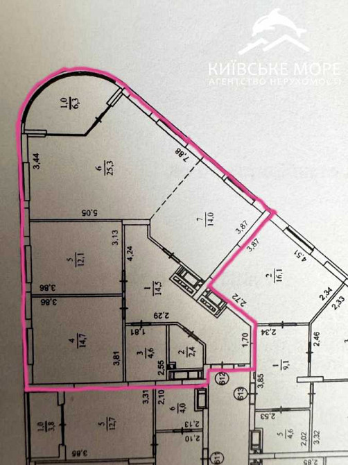 продажа 3-к квартира Киев, Днепровский, 131000 $ Київ - зображення 11