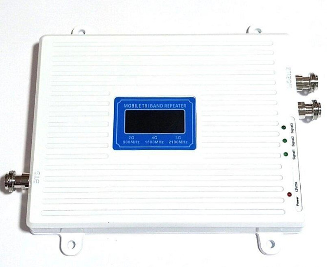 Усилитель мобильной связи трехдиапазонный KDTWO-2070-GDW 900/1800/2100 МГц с 2-мя выходами, 300-500  Дніпро - зображення 1