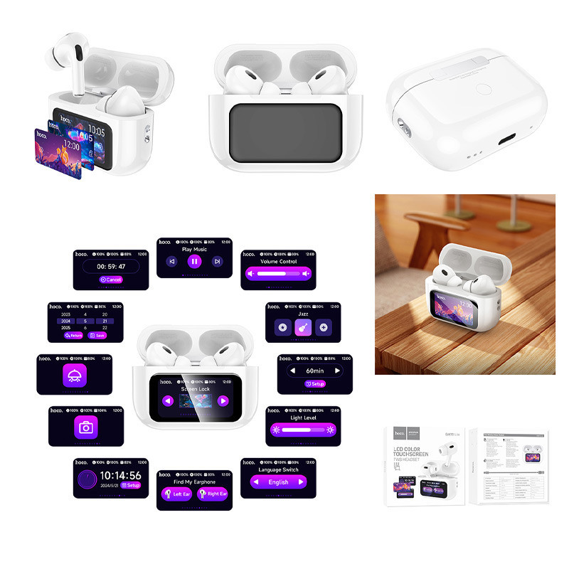 Беспроводные TWS наушники Hoco EW72 Lite Soar with Touch Screen Херсон - изображение 8