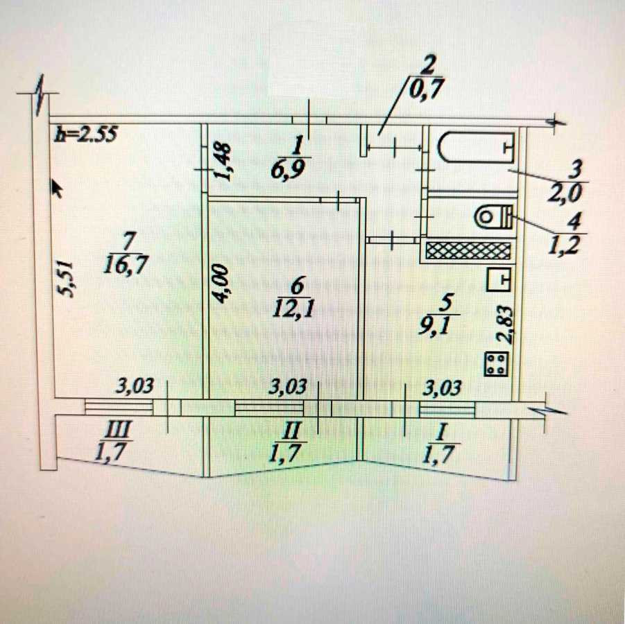 продажа 2-к квартира Днепр, Соборный, 30000 $ Дніпро - зображення 1