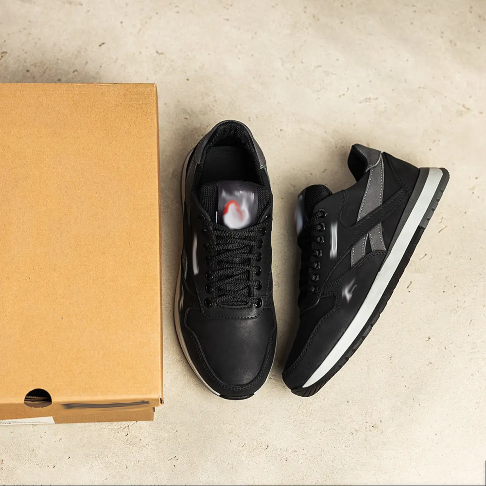 Мужские кожаные кроссовки Royal classic grey Київ - зображення 12