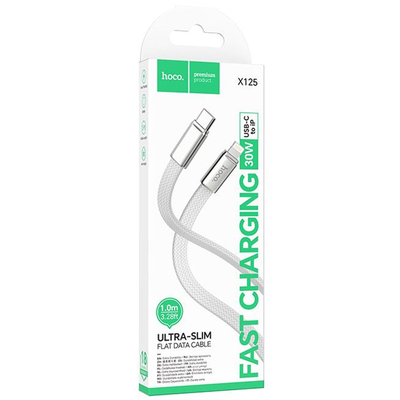 Дата кабель Hoco X125 Exceso Type-C to Lightning 30W (1m) Херсон - изображение 4