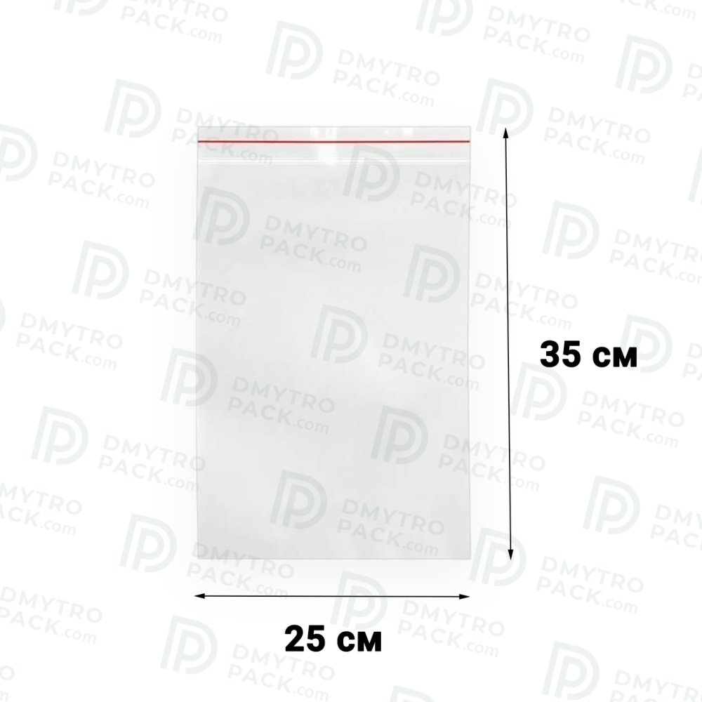 Пакеты прозрачные с клейкой лентой 25 х 35 см (полипропилен), 100шт/уп прозрачные Херсон - изображение 10