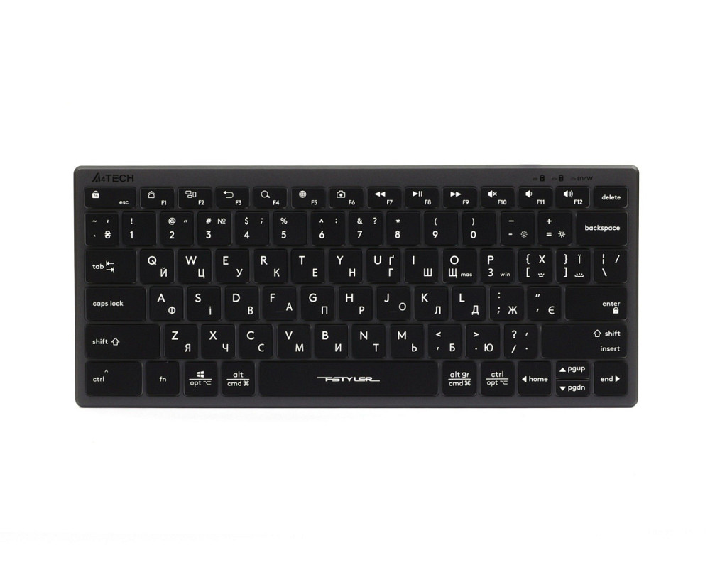 Клавиатура беспроводная A4Tech FX61USB(Grey) серая Київ - зображення 1