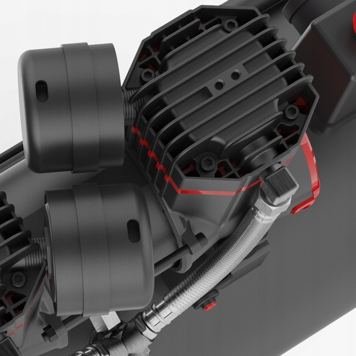 Бытовой воздушный компрессор безмасляный поршневий 18л 220В AUARITA 2-900F18-220 Харків - зображення 7