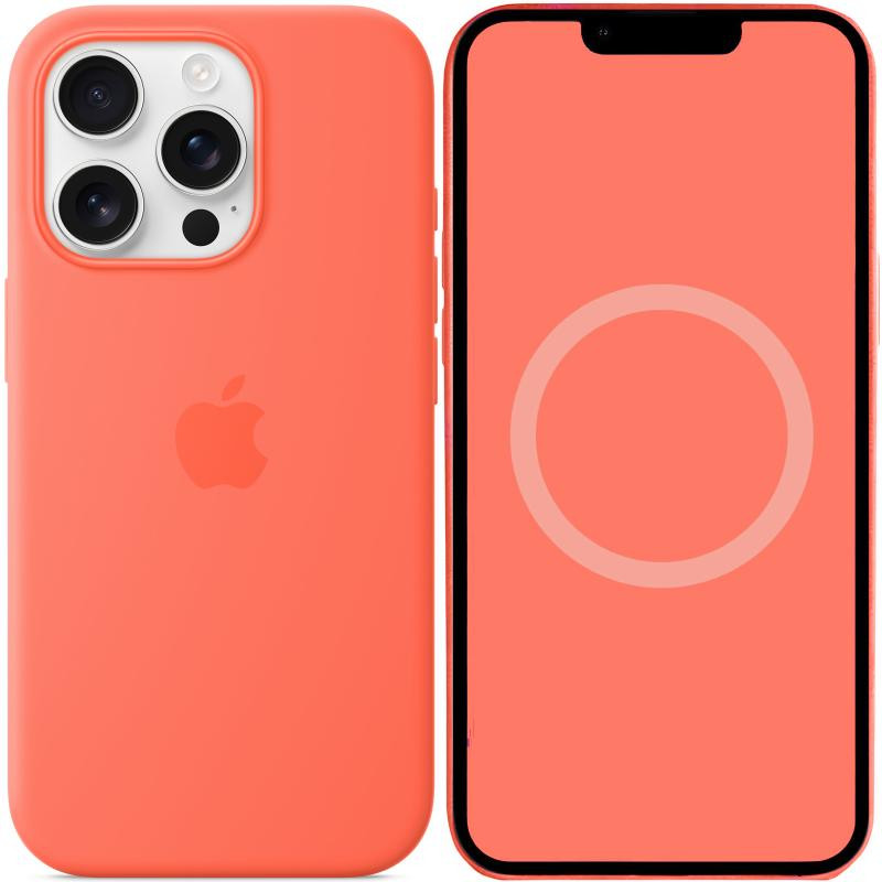 Чехол Silicone case (AAA) with Magsafe and Animation для Apple iPhone 16 Pro Max (6.9") Херсон - зображення 1