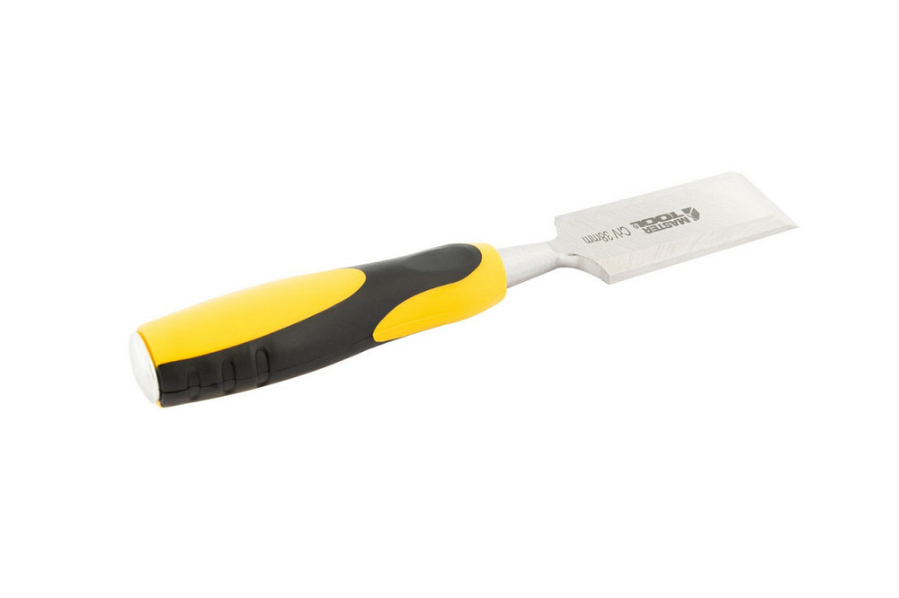 Стамеска ударная MASTERTOOL CrV 38 мм с двухкомпонентной ручкой 14-1538 Харків - зображення 2