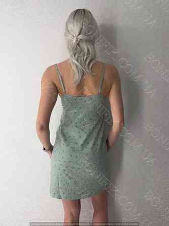 Женская ночная сорочка на тонких бретелях "Green Meadow" (арт. LDK 118/18/03) Кривий Ріг