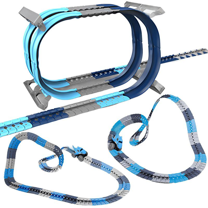 Интерактивный трек с инерционной машинкой SHT 5510-9 Deluxe Edition Shark Trak (138pcs/1CAR) Херсон - изображение 1