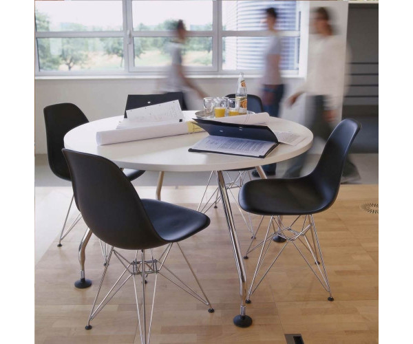 Стілець Тауер ніжки метал пластик чорний Дніпро - зображення 4