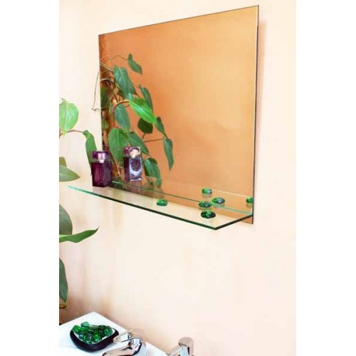 Дзеркало з полицею 450х550мм Київ - зображення 1