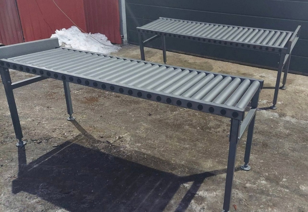 Прямой приводной рольганг с регулировкой высоты – роликовый конвейер Київ - зображення 8