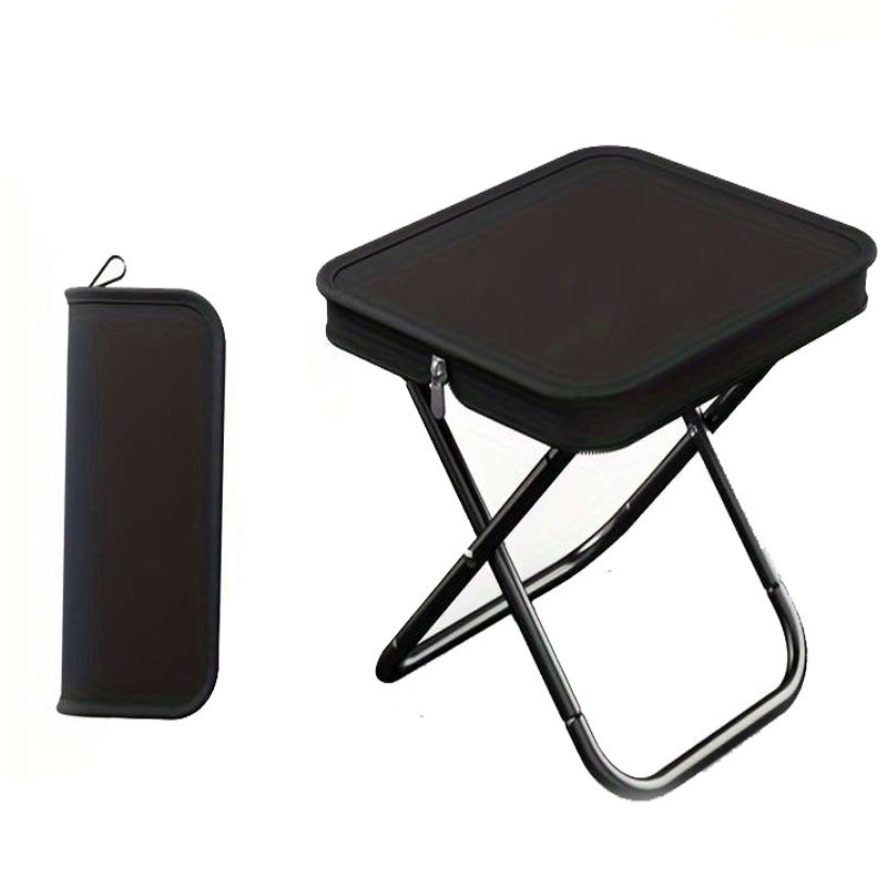 Складной ультралегкий стул Leeseph с чехлом черный Одесса - изображение 7