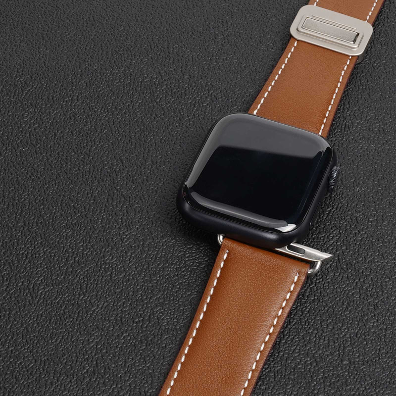 Ремешок Dux Ducis Genuine Leather для Apple Watch 42(ser.1-3)/44/45/46/49mm Херсон - зображення 3