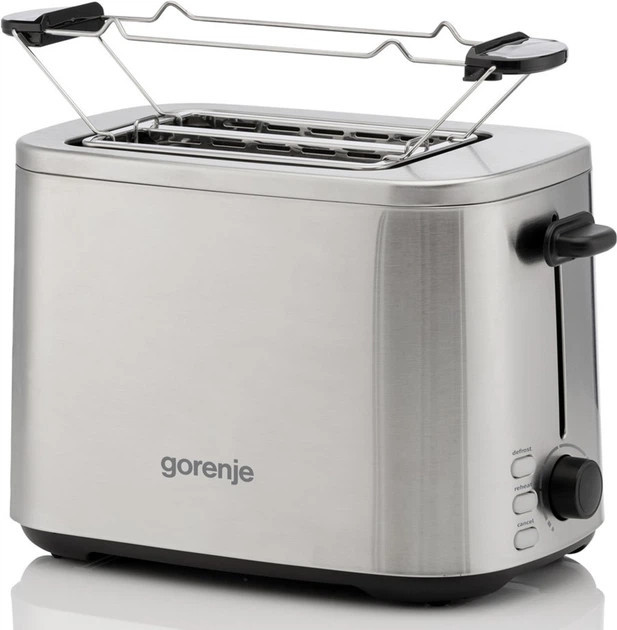 Тостер Gorenje T800DS 800 Вт серебристый Київ - зображення 4